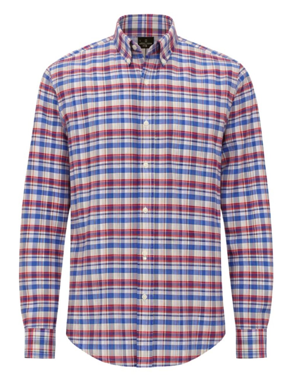 TailorByrd Men's Regular Fit Checkered Long Sleeves Shirt Multicolor Size M